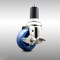 Service Caster 3.5 Inch 316SS Solid Polyurethane Swivel 1-5/8 Inch Expanding Stem Caster Brake SCC-SS316EX20S3514-SPUS-TLB-158 - alternate 4